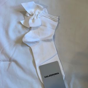 Ankle socks with bows on the back